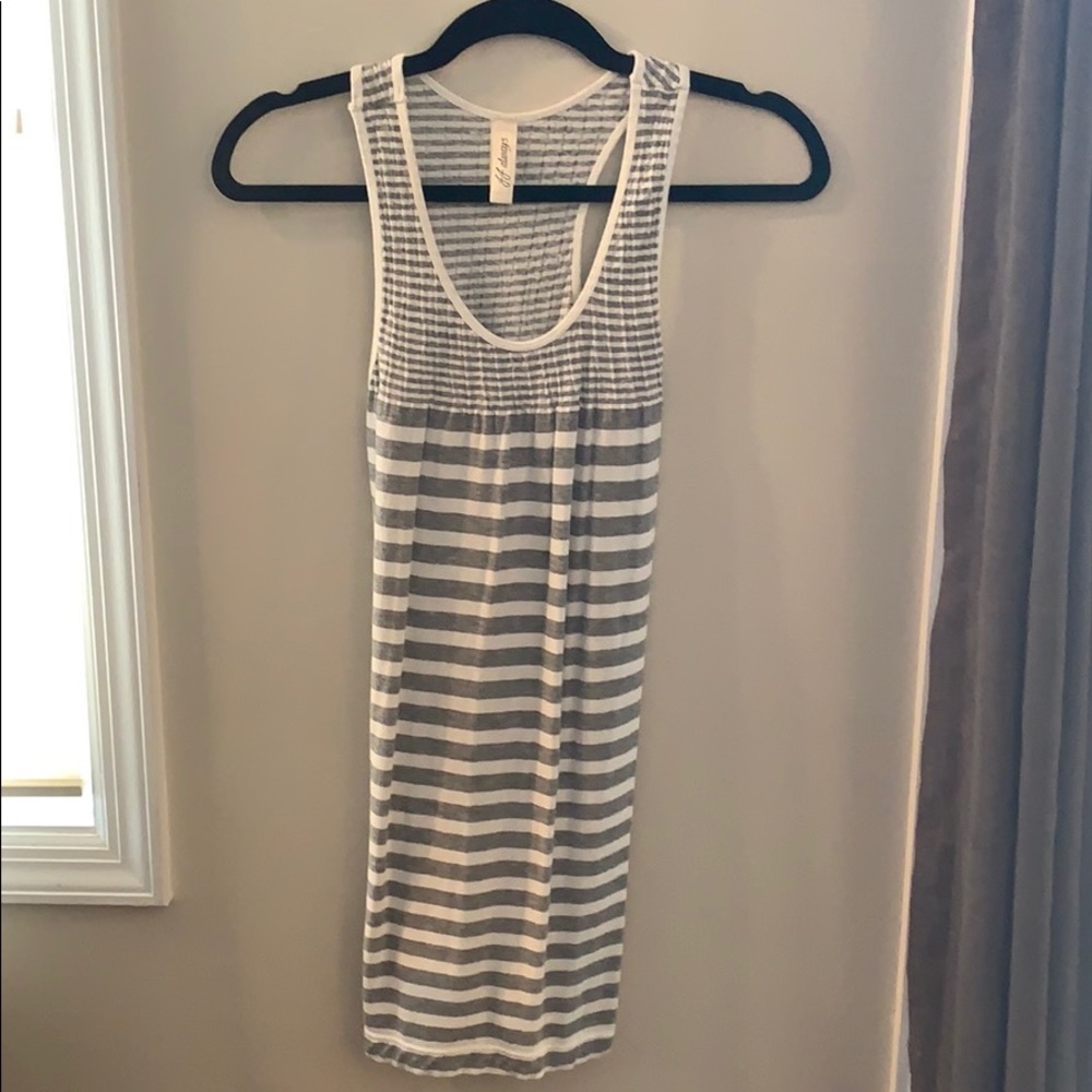 Striped coverup dress